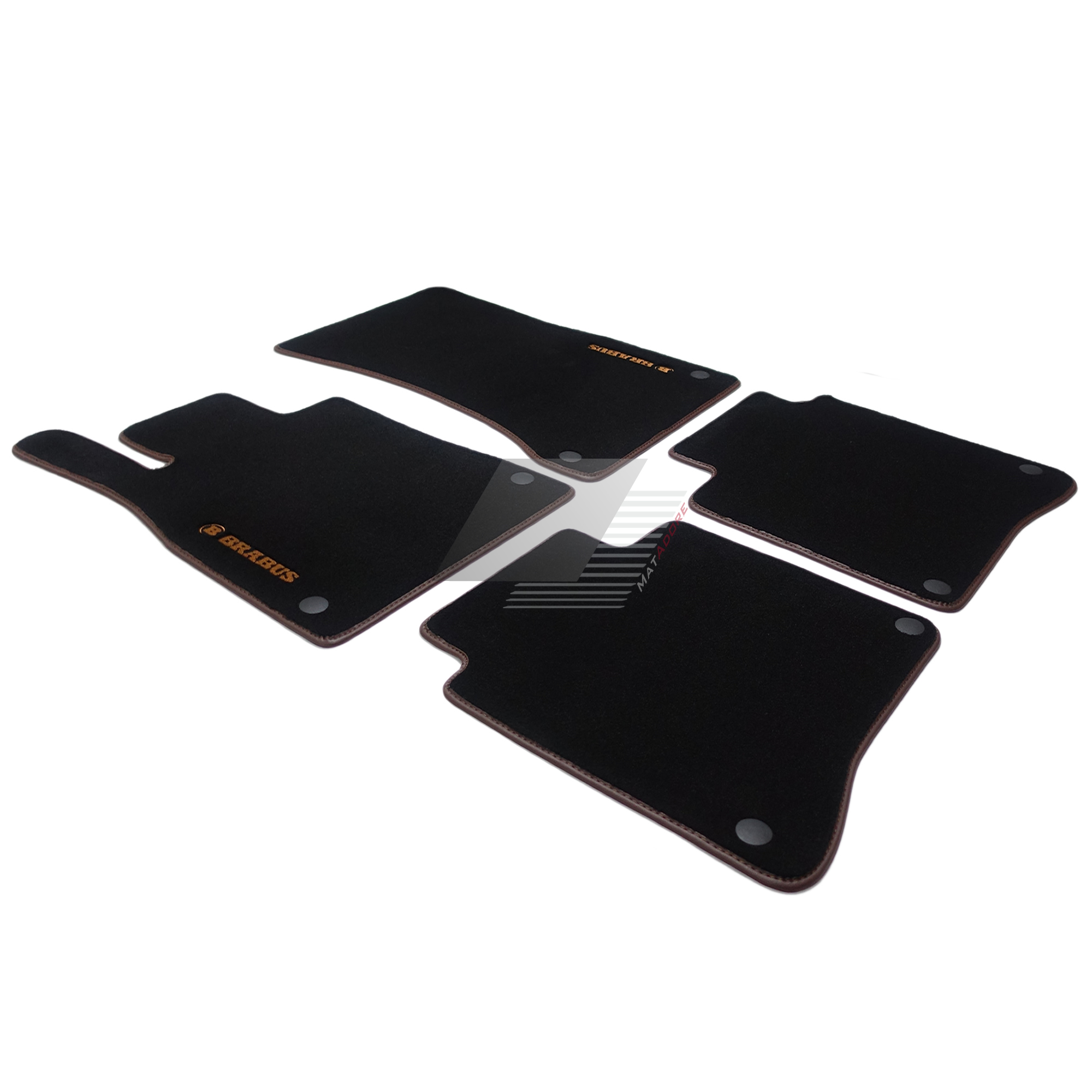 Mercedes GLS X166 Car Floor Mats 2016-2019 *7 Seater #BRABUS